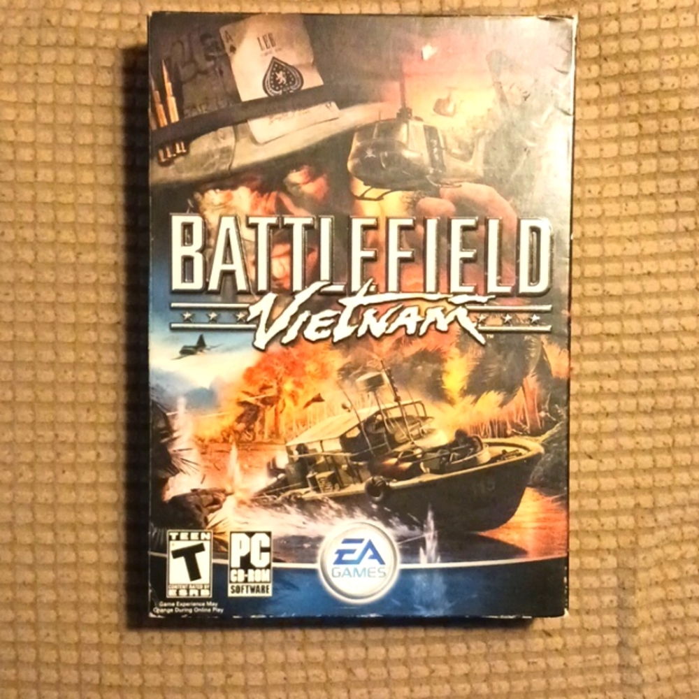 Battlefield Vietnam PC by EA games 3 DISCS ONLY, NO 4TH DISC.